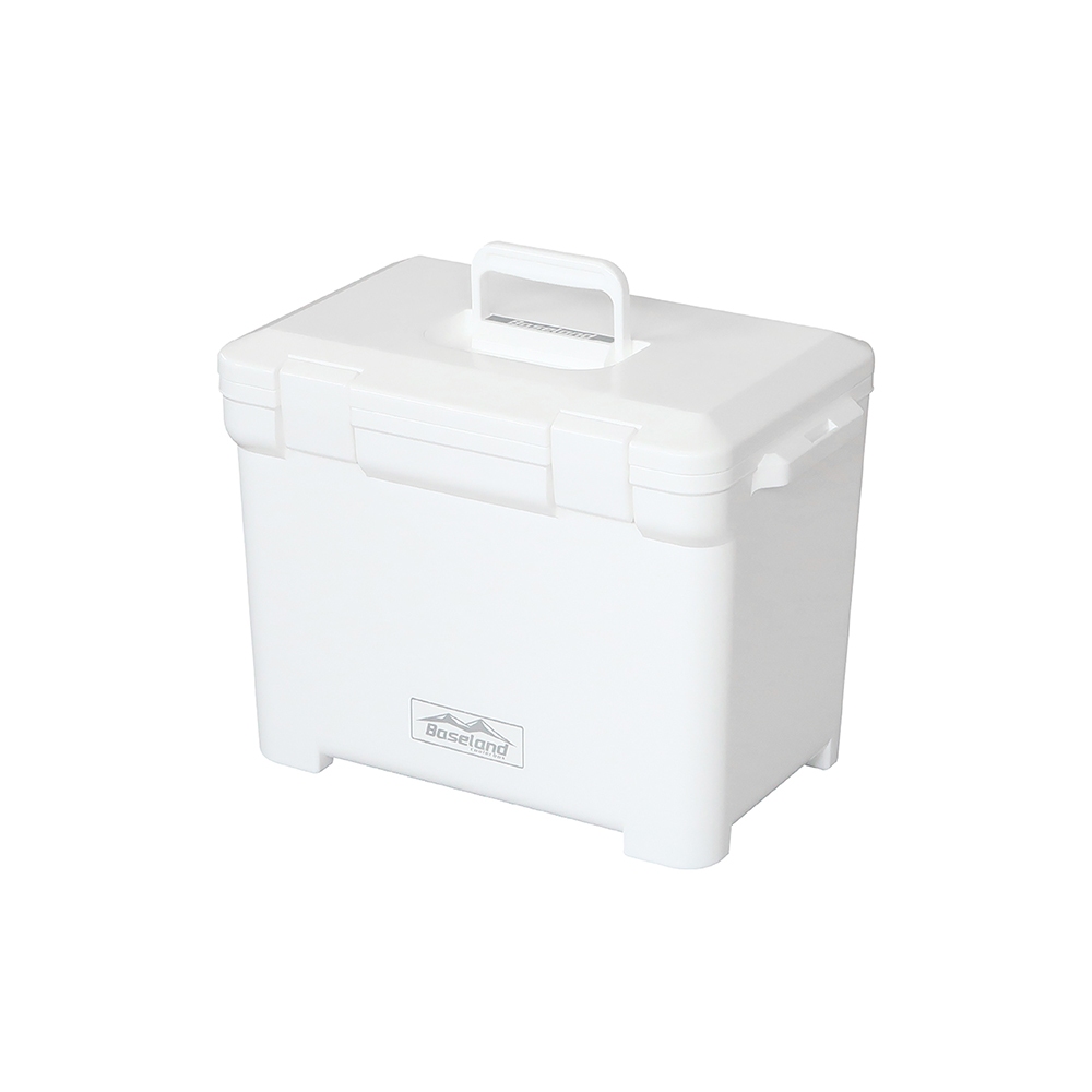 【福利品】日本製 JEJ Baseland系列可攜式輕量化白色冰桶