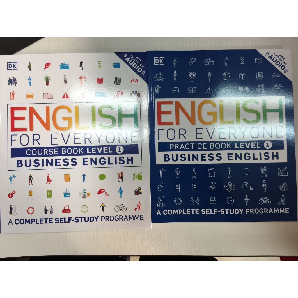 全球暢銷最有系統的圖文英文自學教材 English for Everyone Business English Course Book Level 1 + Practice Book Level 1