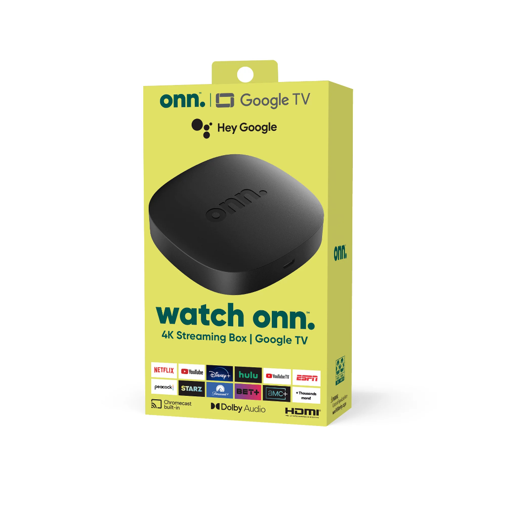 【南軟倉庫】全新 美國原裝 onn. Google TV 4K Pro UHD  中文 繁中 Walmart