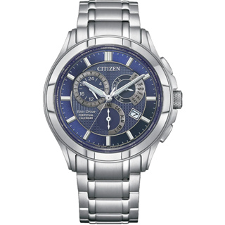 CITIZEN 星辰 GENTS 光動能 紳士萬年曆手錶-42mm BL8160-58L