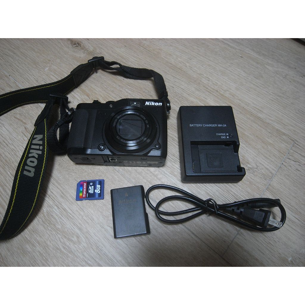 二手 尼康 Nikon Coolpix P7000 數位相機 相機 黑色 1010 萬像素 7.1 倍廣角變焦 類單眼