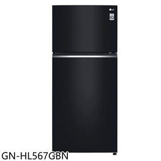 LG樂金【GN-HL567GBN】525公升雙門變頻鏡面曜石黑冰箱(全聯禮券2300元)(含標準安裝)