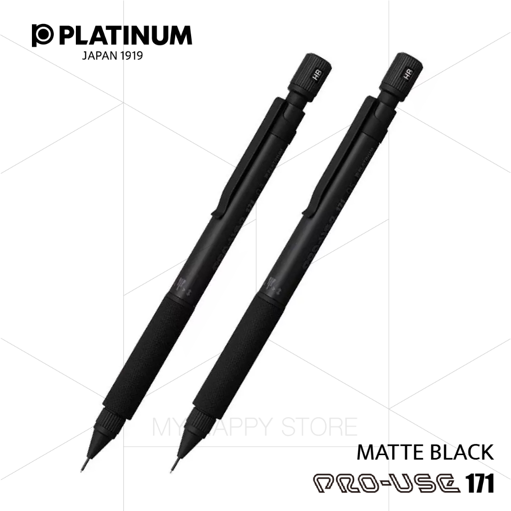 〔MHS〕PLATINUM PRO-USE 171 白金 霧黑版 專業製圖自動鉛筆 MSDA-2500