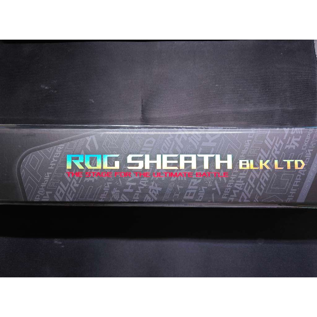 ASUS ROG Sheath BLK LTD / SCABBARD II Medium 電競滑鼠墊 (全新未拆)