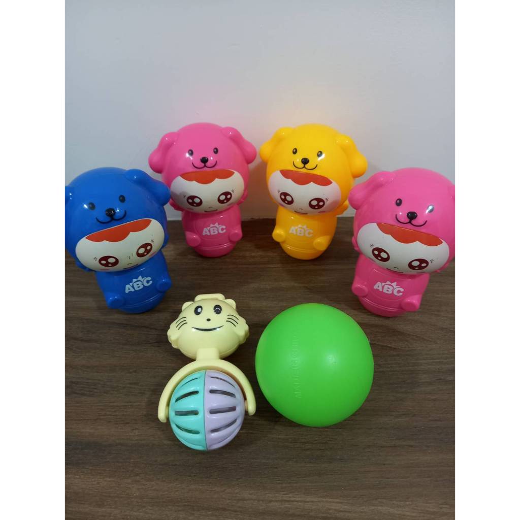二手幼兒玩具-韓國QQ兒童保齡球