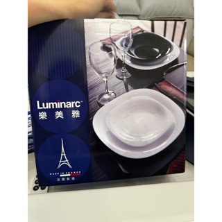 全新 優惠 法國進口 Luminarc 樂美雅 強化餐具組 10件組 碗盤組 碗盤 器皿 餐具 強化玻璃 不易破