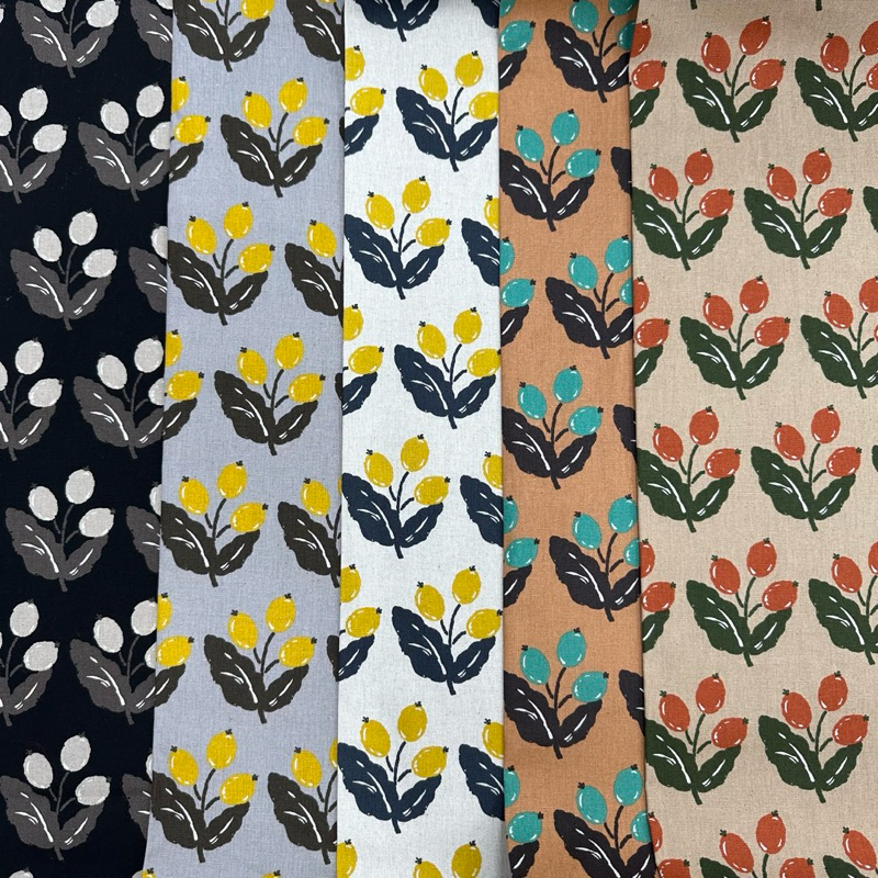 【大同布行】日本棉麻布 日式大花2 日本布 進口布 適用於布包、抱枕、手作、桌巾、手作、門簾、布置、布料