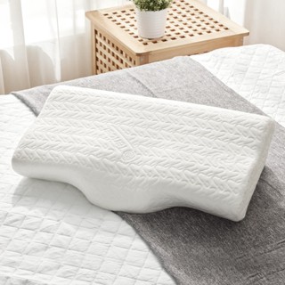 【Fulux 弗洛克】Ultrasoft舒柔肩頸記憶枕 買1枕送1抱枕 重點區域的支撐 無毒合格認證 天絲枕套 臺灣製