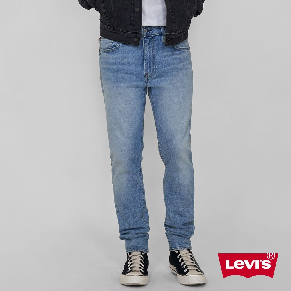 Levis 男款 牛仔褲 512 上寬下窄 修身窄管 水藍刷白 FLEX彈力機能布料 28833-0794