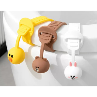 Line friends馬桶提蓋器掀蓋束袋熊大兔兔莎莉