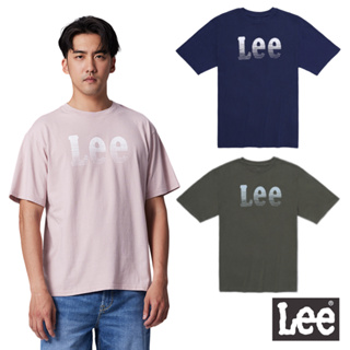 Lee 漸層大LOGO寬鬆短袖T恤 男 丈青 玫粉 橄欖綠 MODERN LB302082