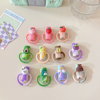 🌈日韓 iPhone 線套 二合一集線器 咬線器 數據線 傳輸線 充電線 保護套 繞線套 卡通線套 蘋果 三星 OPPO