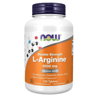 快速出貨 NOW L-Arginine 左旋精氨酸 精胺酸 雙倍濃度 1000mg 120錠