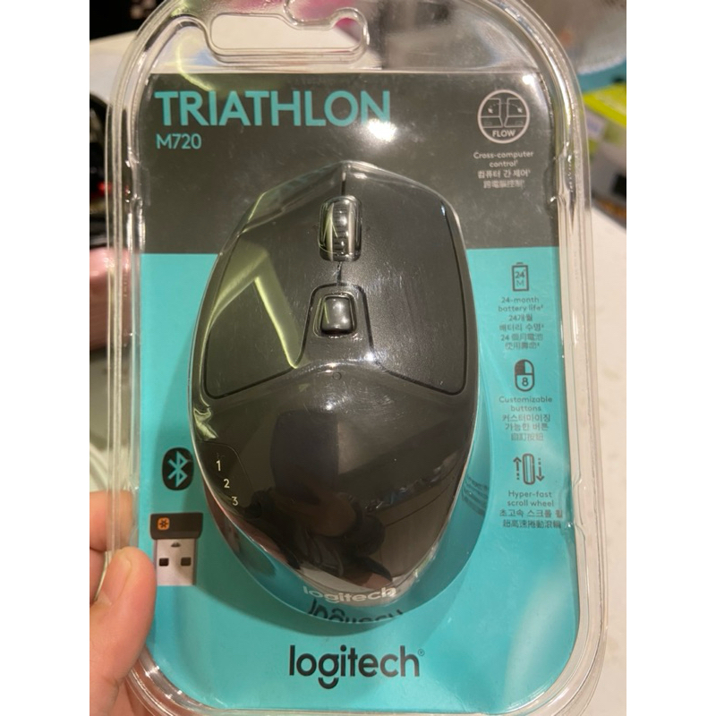 ［全新未拆無線滑鼠］羅技Logitech Triathlon M720多工無線滑鼠