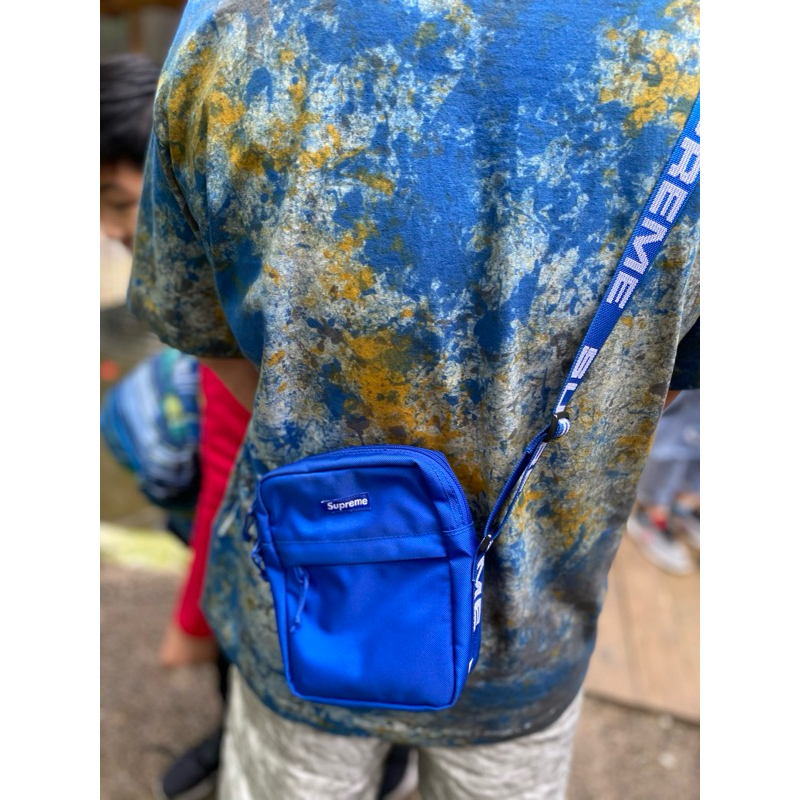 Supreme SS18 44th Shoulder Bag 小包 肩包 側背 斜背 斜背包 藍色