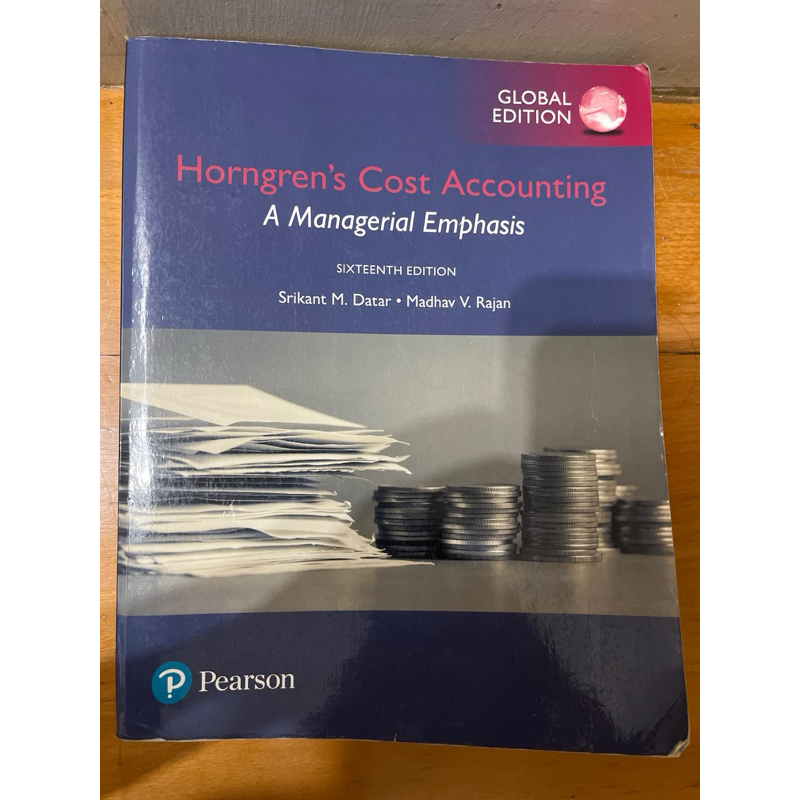 Horngren's Cost Accounting: A Managerial Emphasis 成本會計學原文書16