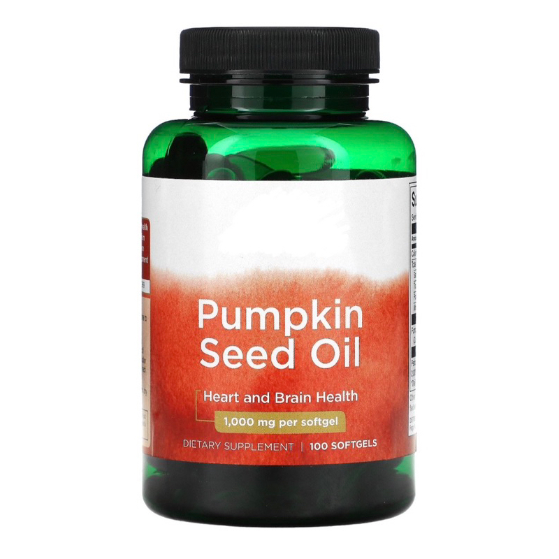 《快速出貨》SWANSON PUMPKIN SEED OIL 南瓜籽油 1000mg 100粒裝