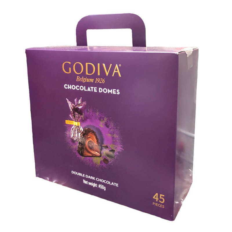 Godiva 歌帝梵 臻粹 雙重 巧克力 含餡 禮盒組（分購1盒15入/ 一組3盒）黑巧克力40% 牛奶可可內餡