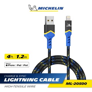 MICHELIN 米其林 iPhone Lightning 充電 傳輸線 MFi 認證 編織 原廠 總代理 公司貨