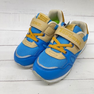 ［出清品］《布布童鞋》TOPUONE多彩藍色透氣兒童運動鞋(19公分)