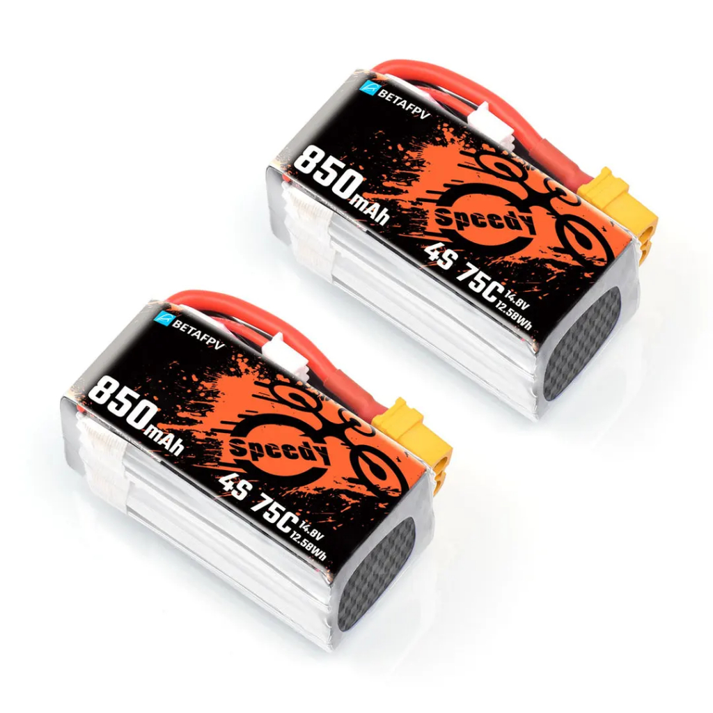 BETAFPV 850/1000mAh 4S 75C Lipo (2PCS)