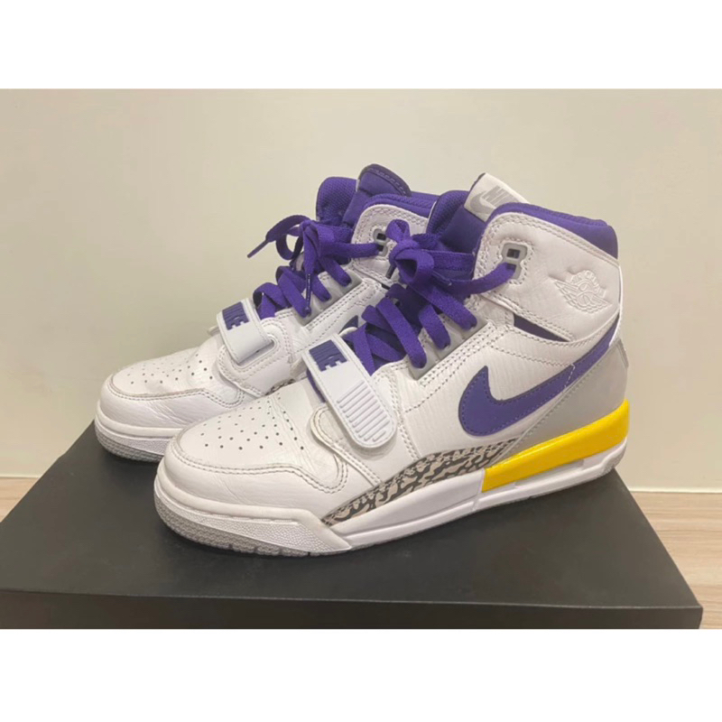 🌟二手 Nike Jordan Legacy 312 大童 休閒鞋 經典元素 喬登 白紫
