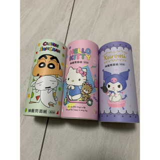 蠟筆小新、Hello Kitty、庫洛米抽籤筒面紙 (40抽)隨機出貨
