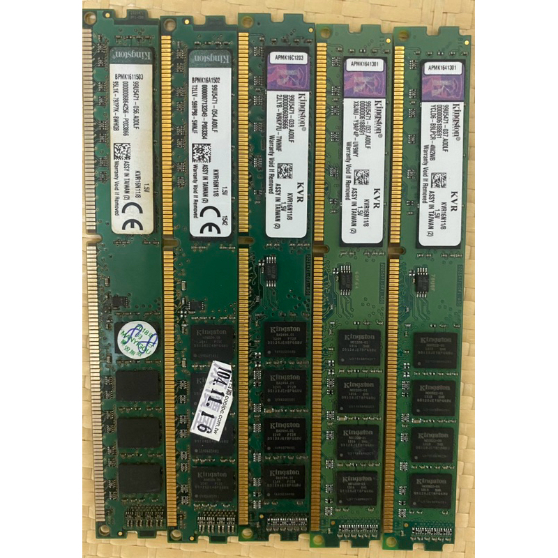 金士頓DDR3 8g(二手良品）