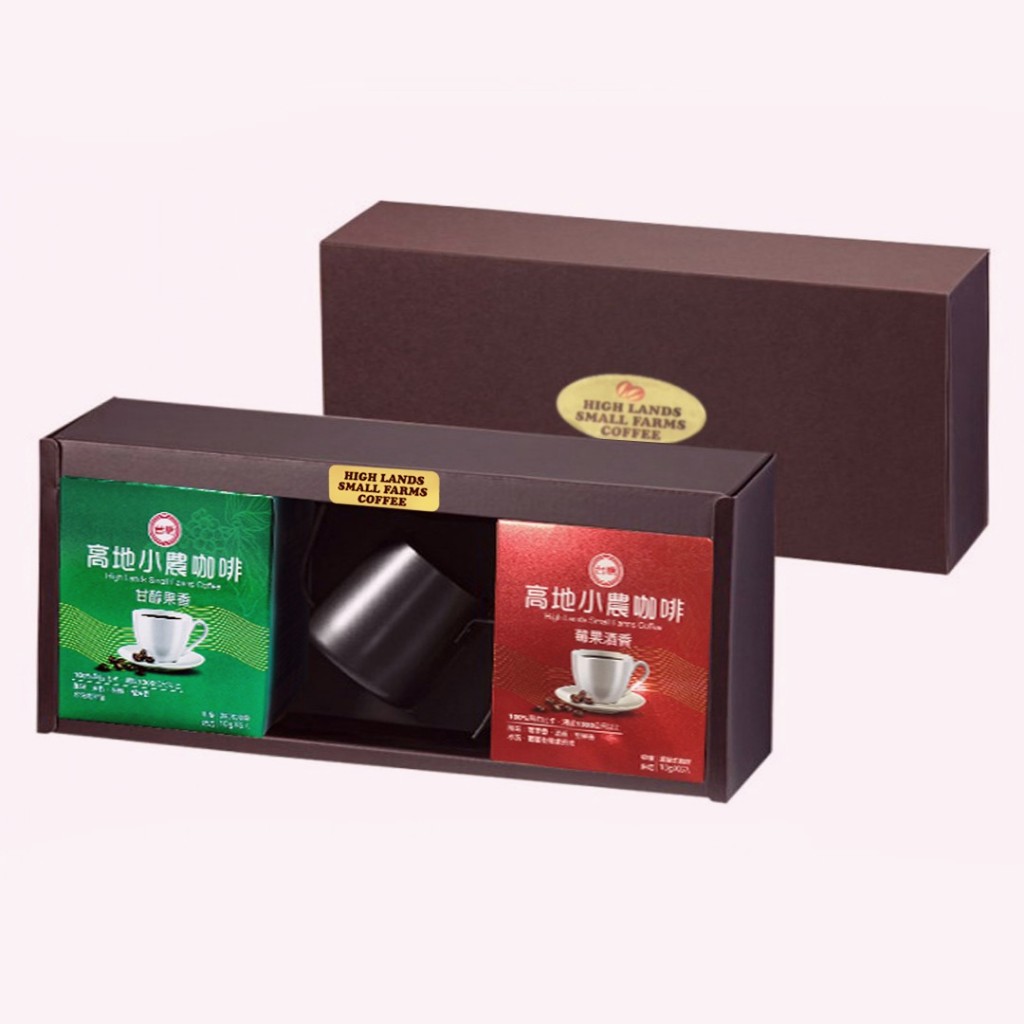 台糖高地小農啡沖不可禮盒(濾掛式咖啡盒裝*2+手沖壺/禮盒)(G995902)