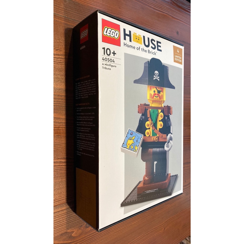 現貨 LEGO 40504 A Minifigure Tribute 樂高 海盜 紅鬍子 船長