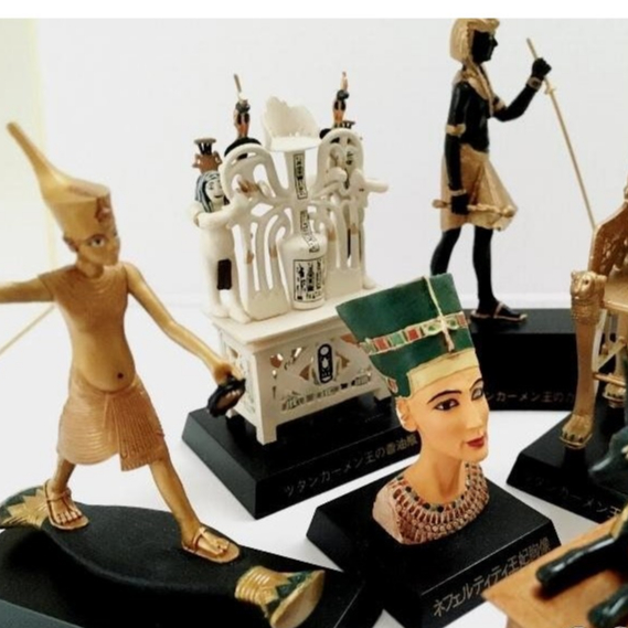 海洋堂 古代文明 UHA 味覺糖 絕版 盒玩 食玩 扭蛋 埃及 大英博物館 古文明 世界神話 神像