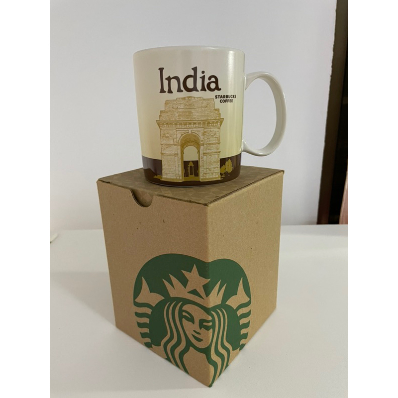 全新未使用-Starbucks星巴克India 印度-城市杯 城市馬克杯