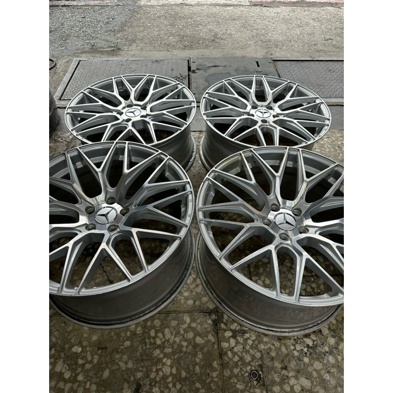 中古圈RSV 20吋 5/112 輕量前後配鋁圈 5x112 E43 C43 W212 W213 5x112 CLS