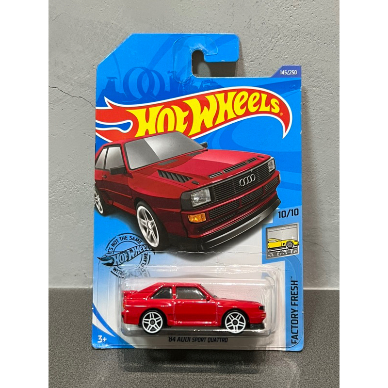 Hot Wheels 風火輪 ‘84 Audi Sport Quattro 奧迪 2020 Factory Fresh