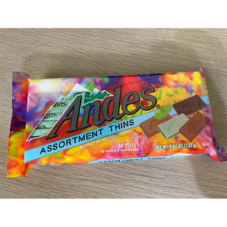 Andes安迪士 綜合可可薄片 單薄荷 雙薄荷132g 薄荷巧克力