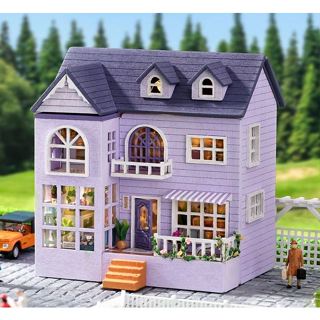 袖珍DIY 智趣屋 迷你家園 幸福莊園 木製模型 手工拼裝 DIY小屋 拼裝 拼圖 木製房子模型 3D立體拼圖
