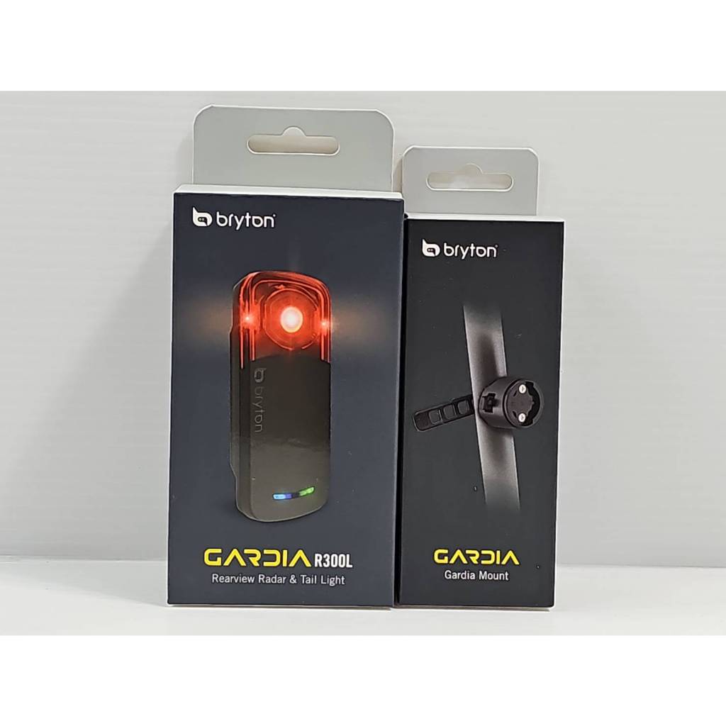 Bryton新品 全新自行車雷達附帶尾燈 後燈 Gardia R300 雷達警示燈 + 安裝座