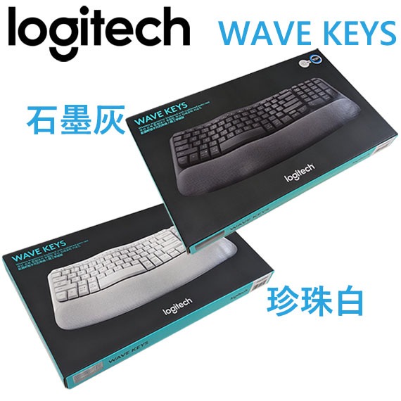 【3CTOWN】含稅 台灣公司貨 Logitech 羅技 WAVE KEYS 人體工學鍵盤 無線藍牙鍵盤