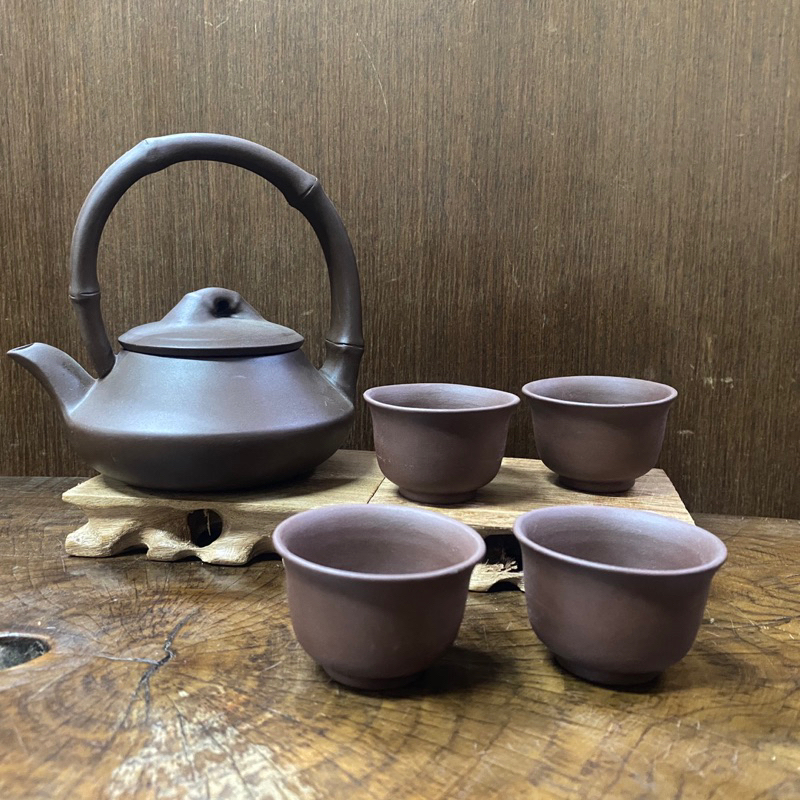 現貨🔥紫砂茶壺茶杯組·提梁茶壺·陶瓷茶壺