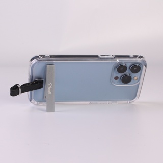 Moxbii 極空戰甲六代 (For iPhone 13 Pro) 支架+綁帶/掛片 可搭配手機掛繩 不變黃 防摔殼