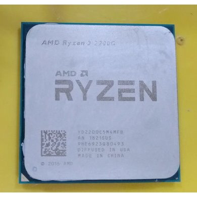 CPU AMD RYZEN 3 R3 2200G AM4腳位  四核處理器  二手良品