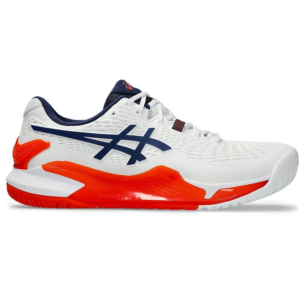 Asics 2024 Gel Resolution 9 Wide 澳網專用款 白/深碧藍 [網球鞋] 【偉勁國際體育】