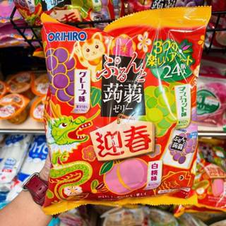 日本 ORIHIRO 新春龍年限定 蒟蒻果凍24入 日本果凍