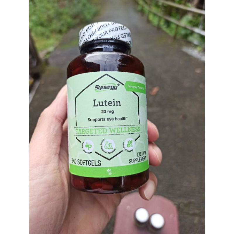 美國帶回 Vitacost Synergy Flora Glo 游離型 葉黃素 Lutein 20mg 240顆