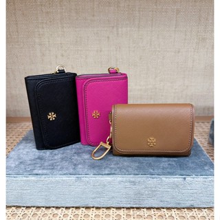 【現貨】美國代購 Tory Burch 新品 TB Emerson 掀蓋式 卡夾 卡包 名片夾 鑰匙 零錢包