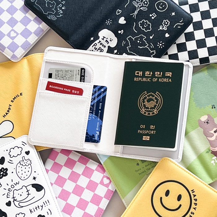 韓國 圖案插畫 護照套 護照夾│SB-669