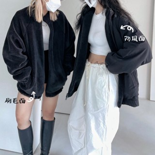 【20ss_select】韓國 雙面可穿羊羔毛防水外套 羊羔毛外套 防風外套 保暖外套 防潑水外套 男生外套 女生外套