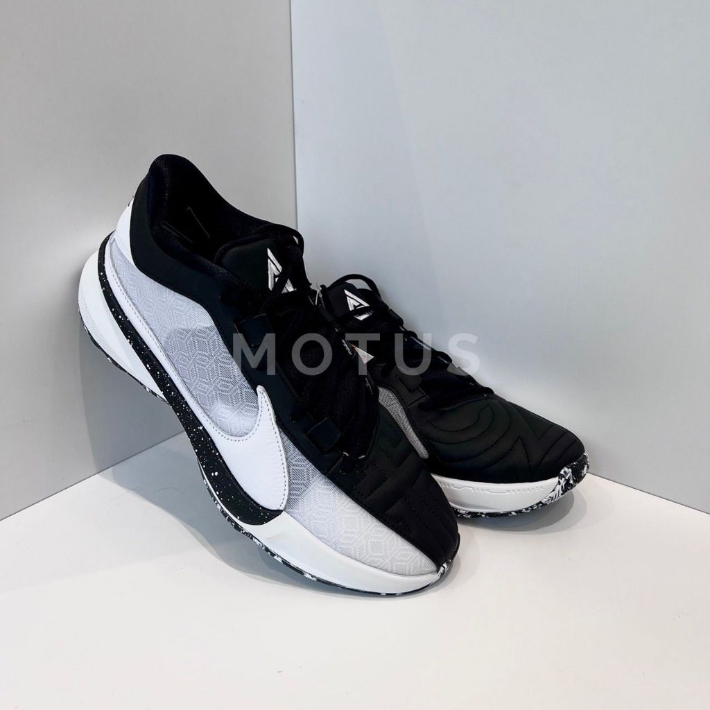 Nike ZOOM FREAK 5 EP 字母哥 男鞋 籃球鞋 黑白 DX4996-101