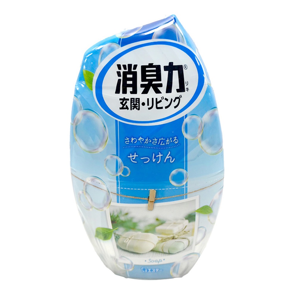 ST雞仔牌 部屋消臭力 室內芳香劑-清新皂香 400ml【Donki日本唐吉訶德】