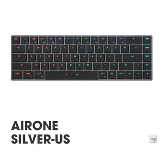 Mistel AIRONE RGB 銀色(Cherry MX ULP)機械鍵盤- FindPrice 價格網
